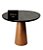 Mesa de Jantar base cone tampo laqueado com vidro 120cm de diâmetro - Imagem 3
