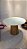 Mesa de Jantar Cone Amadeirada com vidro 80cm de diâmetro - Imagem 1