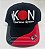 Boné Ikon Hat Preto e Vermelho - Imagem 1