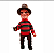 Boneco Freddy Krueger Em Vinil Licenciado Warner Bros 38 cm - Imagem 3