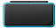Nintendo New 2DS XL Black e Blue - Imagem 4