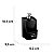 DISPENSER PARA DETERGENTE SLIM PRETO UZ - Imagem 3