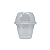 PACOTE POTE C/TAMPA BOLHA 250ML 25UN - Imagem 3