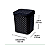 LIXEIRA DE PIA 5L RATTAN COM TAMPA PRETO ARQPLAST - Imagem 3