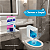 BLOCO SANITARIO CAIXA ACOPLADA AZULIM FLORAL 50G - Imagem 3