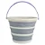 BALDE DOBRAVEL DE PLASTICO 10 LITROS - SIMPLO BRANCO - Imagem 1