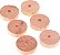 KIT DE 6 ANEIS ANTIMOFO DE CEDRO - OIKOS NATURAL  Ean :7898673984801 - Imagem 1