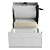 Dispenser c/ alavanca p/ toalha bobina branco - Brave - Nobre - Imagem 3