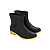 PEGAFORTE - BOTA Preta/Amarelo CANO CURTO 38 GRENDENE - Imagem 2