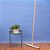 RODO COM CABO DE BAMBU 124 CM OFF WHITE  - OIKOS - Imagem 2