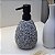 PORTA SABONETE LIQUIDO DE CERAMICA GRANULADO CINZA - OIKOS - Imagem 3