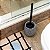 ESCOVA SANITARIA COM SUPORTE CERAMICA CINZA OIKOS - Imagem 3