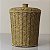 LIXEIRA CILINDRICA COM TAMPA 15L RATTAN NATURAL OIKOS - Imagem 2