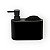 Dispenser para detergente e esponja preto Acqua Mood - Nobre - Imagem 1