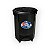 Lixeira Oval com Pedal Preta 30lt Arqplast - Imagem 2