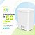 Lixeira de Pedal 50L Branco Trium OU - Imagem 5