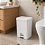 Lixeira de Pedal 50L Branco Trium OU - Imagem 4