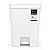 Lixeira de Pedal 50L Branco Trium OU - Imagem 1