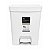 Lixeira Com Pedal Branco 12L Trium OU - Imagem 1