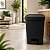 Lixeira Com Pedal Preto 12L Trium OU - Imagem 3