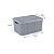 CAIXA ORGANIZADORA RATTAN COM TAMPA CHUMBO 16L - NITRON - Imagem 3
