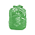 Pacote saco lixo VERDE P7 60l 100un - reforçado - Imagem 1
