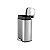 Lixeira inox retangular c/pedal 5l escovado Mood - Nobre - Imagem 2