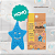 ESPONJA DE BANHO NATURAL FOFFS® ESTRELA FELIZ AZUL - AKORA - Imagem 5