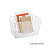 ORGANIZADOR RETANGULAR 20CM TEXTURA RATTAN - OIKOS BRANCO - Imagem 4