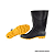 BOTA PVC P.FORTE C/FORRO SOLA AMARELA  37 GRENDENE - Imagem 4