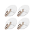 GANCHOS ADESIVOS KIT 4 PCS FERRO E PLASTICO - CLINK - Imagem 3