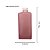VIDRO SQUARE 250 ML R28 ROSA BEBE FOSCO - Imagem 3
