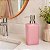 Frasco Vidro Square Rosa Bebe Fosco 250ml Sem Valvula - Imagem 5