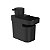 DISPENSER DETERGENTE E ORGANIZADOR TRIUM 650ML PRETO - OU - Imagem 1