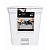 Lixeira de Pedal Dupla Branco 30L Trium OU - Imagem 1