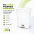 Lixeira de Pedal Dupla Branco 30L Trium OU - Imagem 4