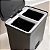 LIXEIRA DE PEDAL TRIUM 30L DUPLA PRETO - OU - Imagem 6