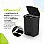 Lixeira de Pedal Dupla Preto 30L Trium OU - Imagem 2