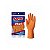 LUVA LATEX NATURAL PLUS LARANJA M - Imagem 1