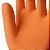 LUVA LATEX NATURAL PLUS LARANJA G SANRO - Imagem 6