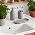 KIT 3 PCS BANHEIRO DE CERAMICA LUNAR OIKOS CINZA CLARO - Imagem 9