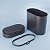 LIXEIRA AUTOMATICA DE PLASTICO 6L OVAL OIKOS PRETO - Imagem 10