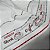 Pano de prato DOHLER VIGO 45cm x 70cm BRANCO/VERMELHO - 1un - Imagem 2
