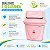 Lixeira de Pia com tampa Basculante 4,9L Rosa Plasútil - Imagem 4