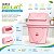 Lixeira de Pia com tampa Basculante 4,9L Rosa Plasútil - Imagem 3