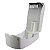 Dispenser Sabonete Liq/Alcool Gel 800ml (c/ reserv) City Branco Nobre - Imagem 3