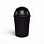 Lixeira Basculante Para Canto Jaguar 7.5L Preto - Imagem 1