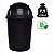 Lixeira Basculante Para Canto Jaguar 7.5L Preto - Imagem 4