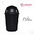 Lixeira Basculante Para Canto Jaguar 7.5L Preto - Imagem 5