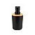 Porta Sabonete Liquido 430ml Preto Bambu Mimo Style - Imagem 1